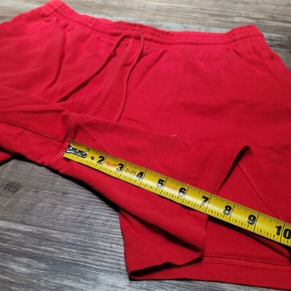 Men’s Nike Large Sweat Shorts Red Size L - Picture 7 of 7